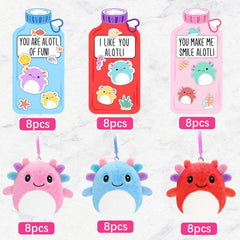 ORIENTAL CHERRY axolotl plush keychain design B, vibrant classroom prize appeal