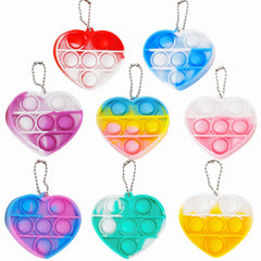 Heart pop bubble keychains from Oriental Cherry for on-the-go gifting