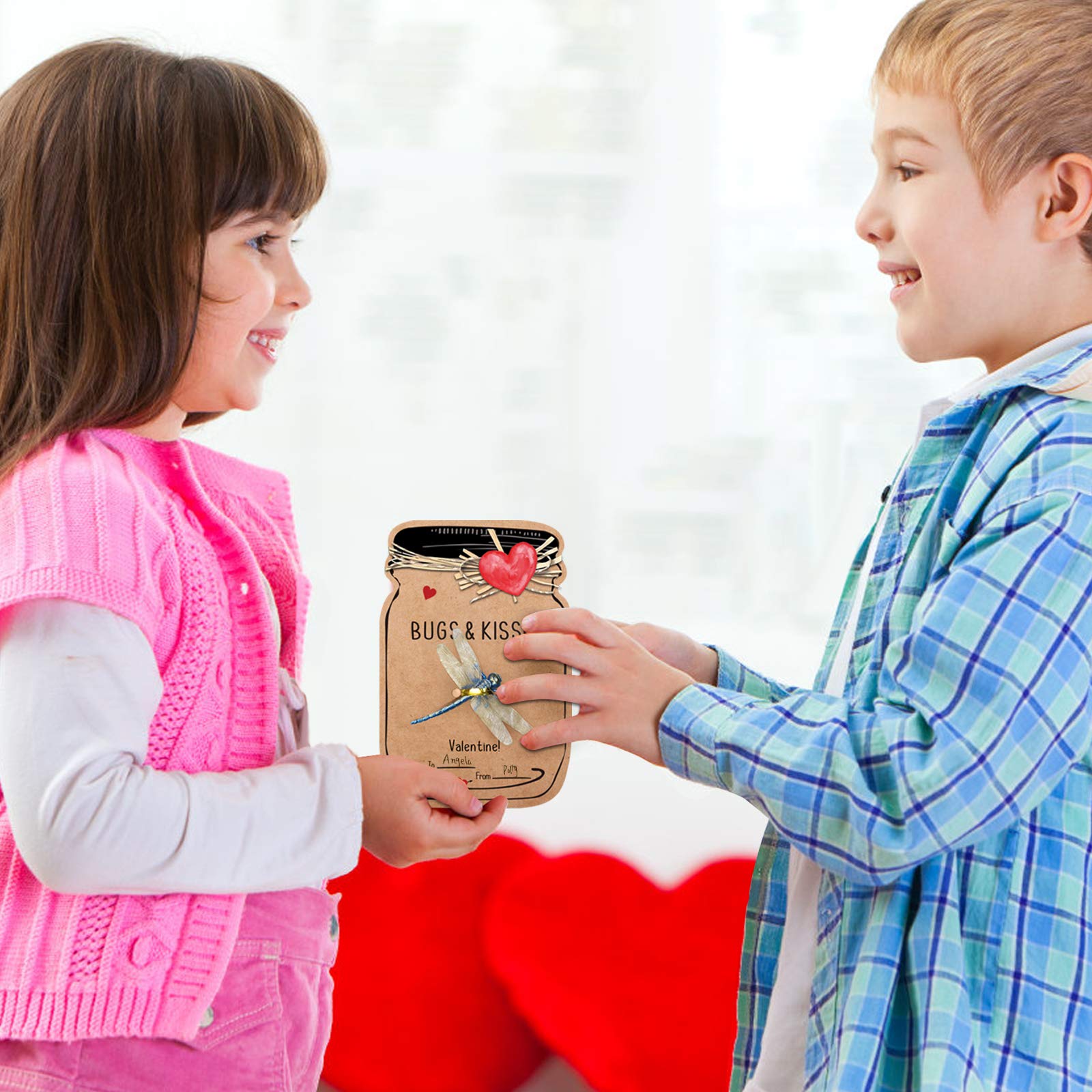 Oriental Cherry kids receive a playful Valentine gift with a bug toy surprise