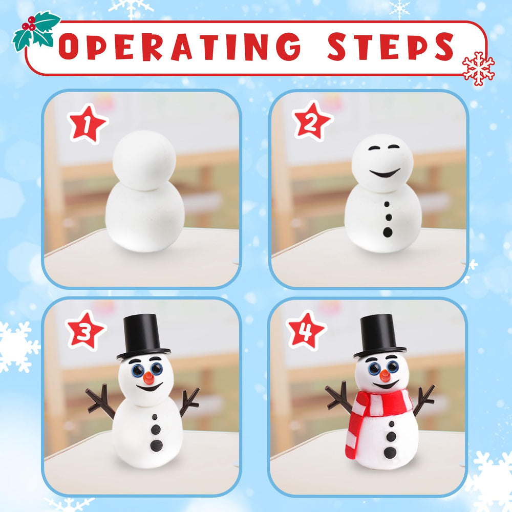 ORIENTAL CHERRY Santa Clay Kit lets kids craft a cheerful holiday character.