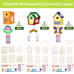 ORIENTAL CHERRY unassembled-birdhouses are easy to build and inspire creative play