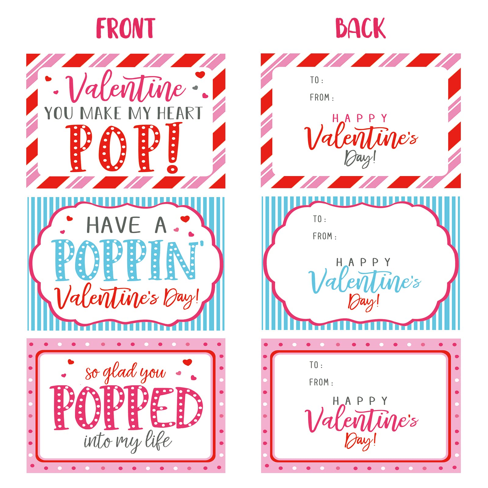Oriental Cherry valentines cards with matching designs for heart-popping moments