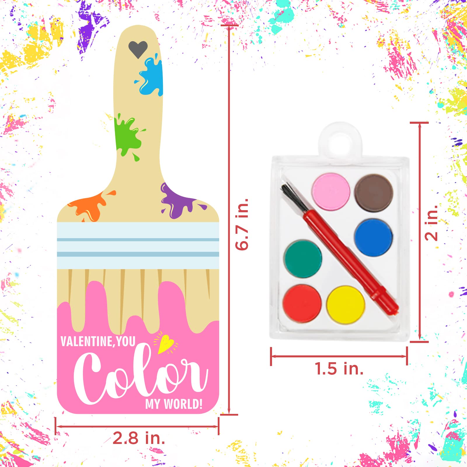ORIENTAL CHERRY valentines cards with sun design and color-rich paints for crafts.