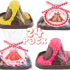 Oriental Cherry Valentines volcano kit packaging with ribbon adds elegant gift presentation.