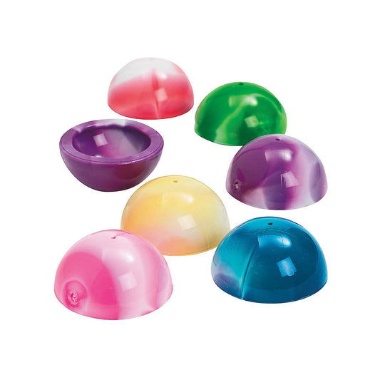 Oriental Trading large marbleized poppers front view for party favors and festive bursts