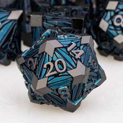Orifantou crystal shards dice box keeps dice secure during travel