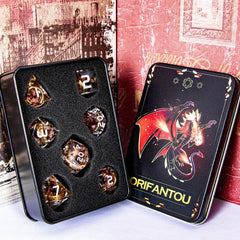 ORIFANTOU gift-ready DND dice set for memorable occasions