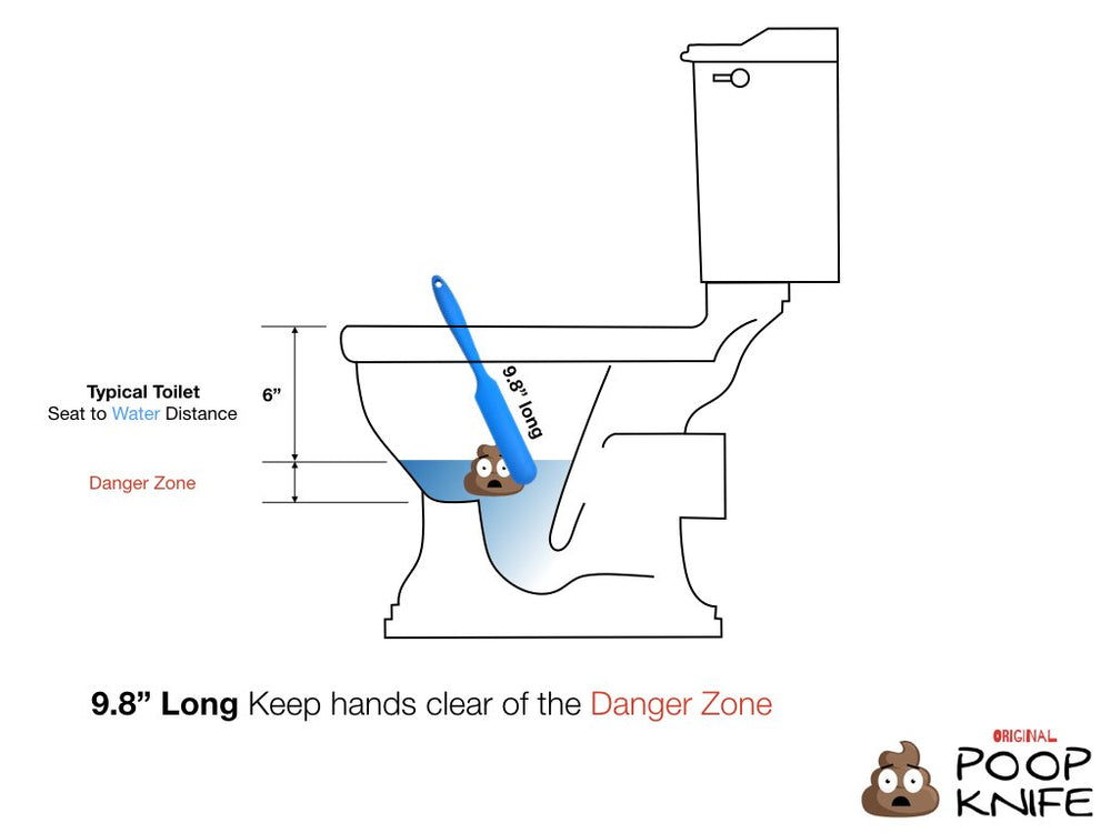 Original Poop Knife tested on tough logs for reliable cutting action.