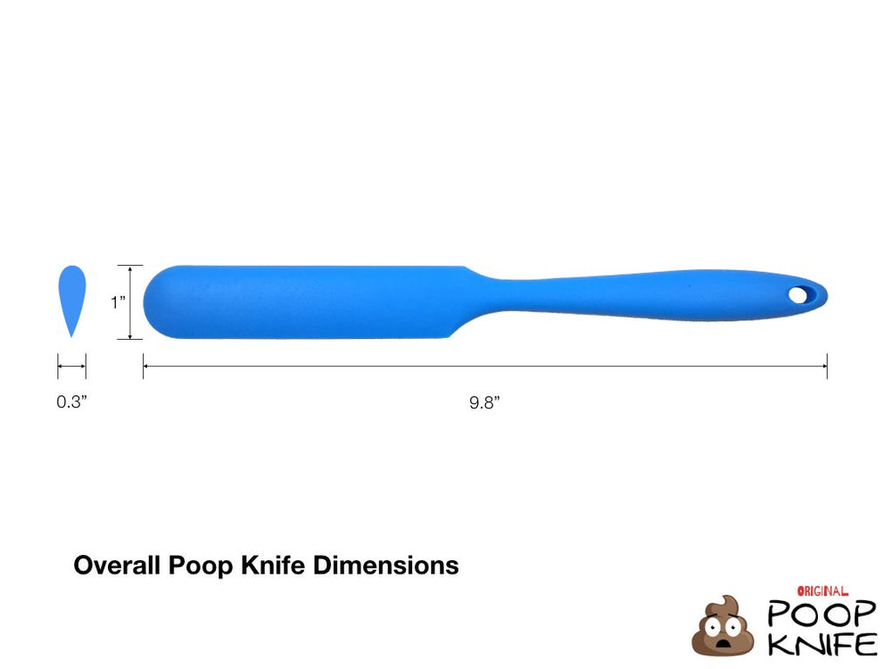 Original Poop Knife ready for everyday bathroom use and clean cuts.