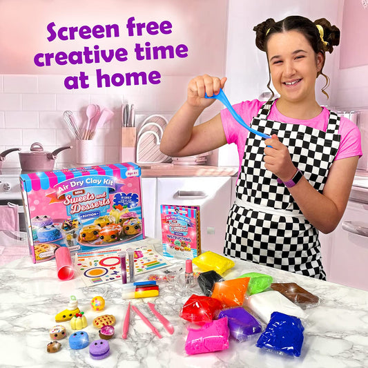 Original Stationery clay dessert tools set helps kids shape tiny treats