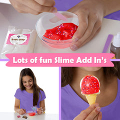 Original Stationery ice cream slime kit tools help easy shaping and mixing.