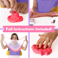 Original Stationery mini ice cream slime kit strawberry-scented element enhances sensory play.