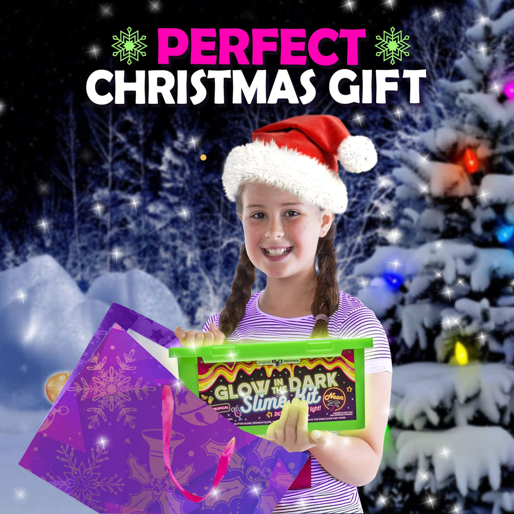 Original Stationery neon slime textures showcase vibrant colors for tactile slime experiments.