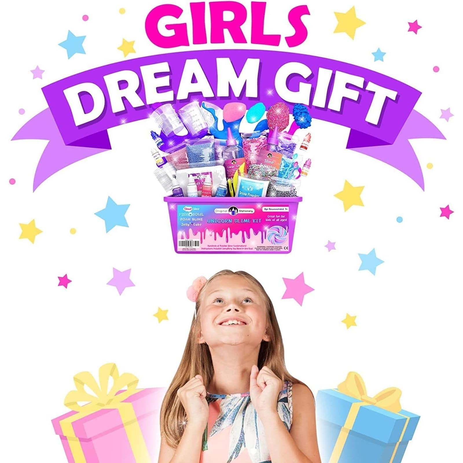 Original Stationery tween crafting kit sparks imagination and artsy slime designs
