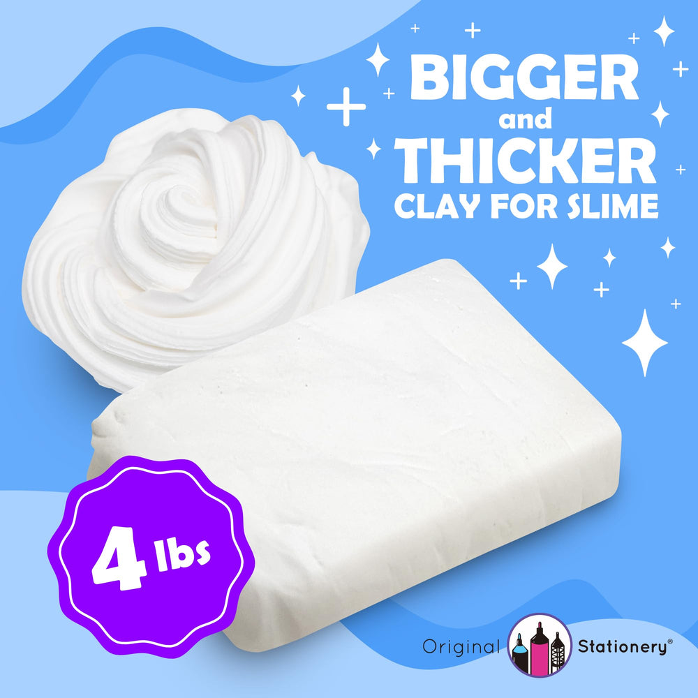 Original Stationery Soft Clay butter slime texture close-up invites tactile play.