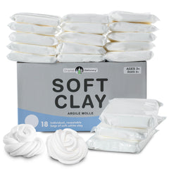 Original Stationery Soft Clay packaging shows beginner-friendly slime and crafts setup.