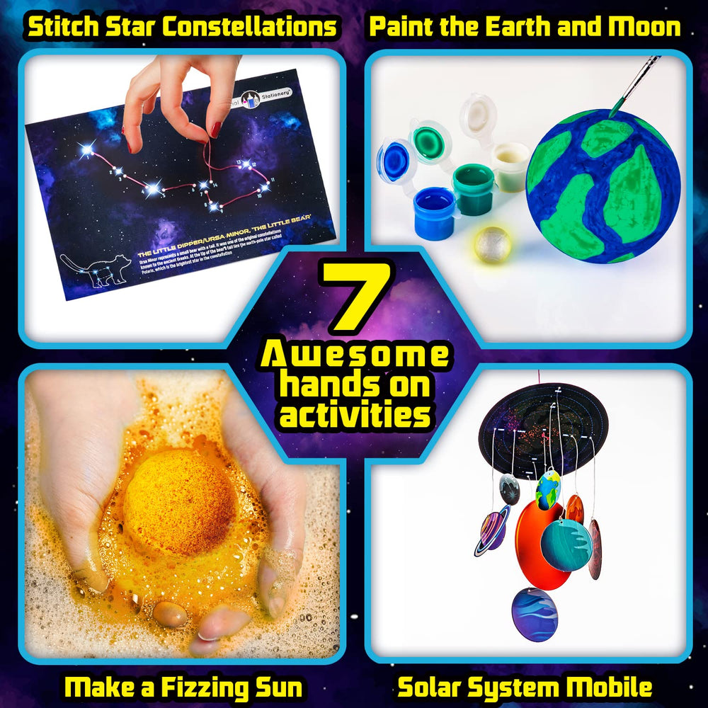 Original Stationery Space Science Kit solar system model build