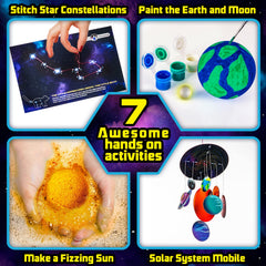 Original Stationery Space Science Kit solar system model build