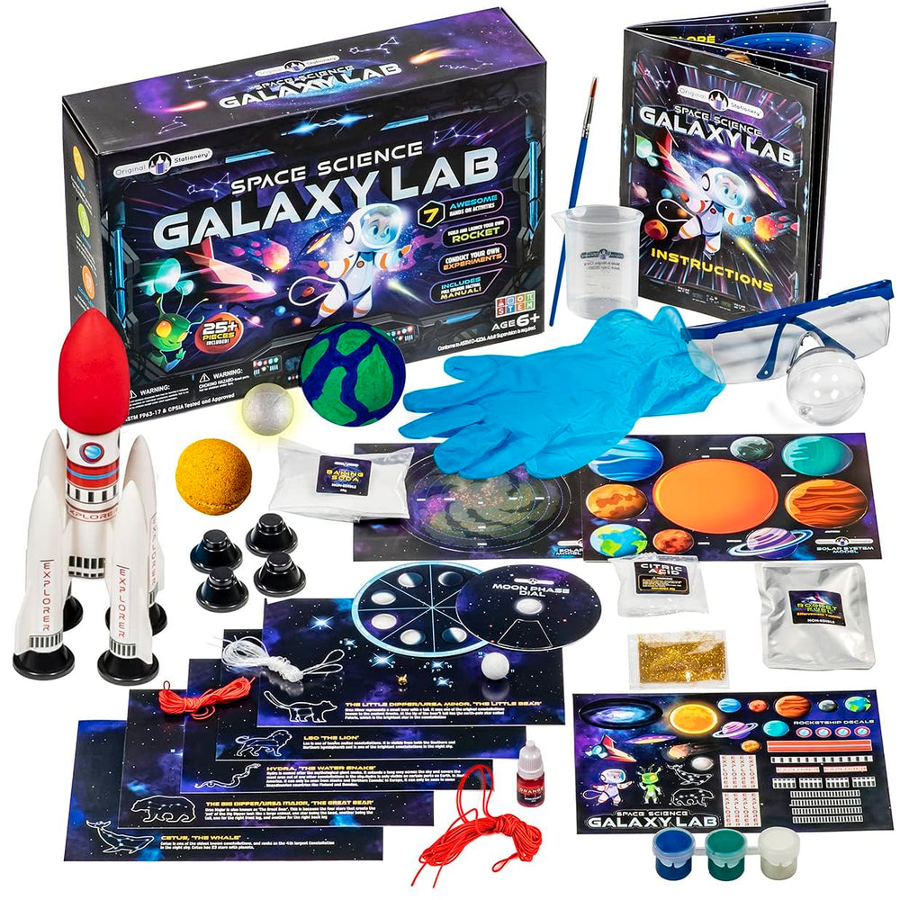 Original Stationery Space Science Kit telescope assembly for curious kids