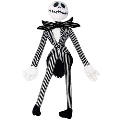 Originalidad Jack Skellington plush, front view, soft bedtime companion.