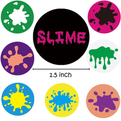 OriniPlay rainbow slime sticker – 1.5 inch accents for crafts and celebrations.
