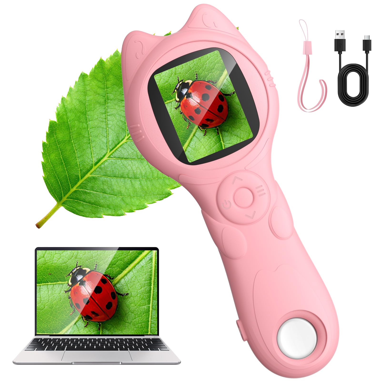 Oripira Kids Microscope 100x 500x magnification for detailed exploration