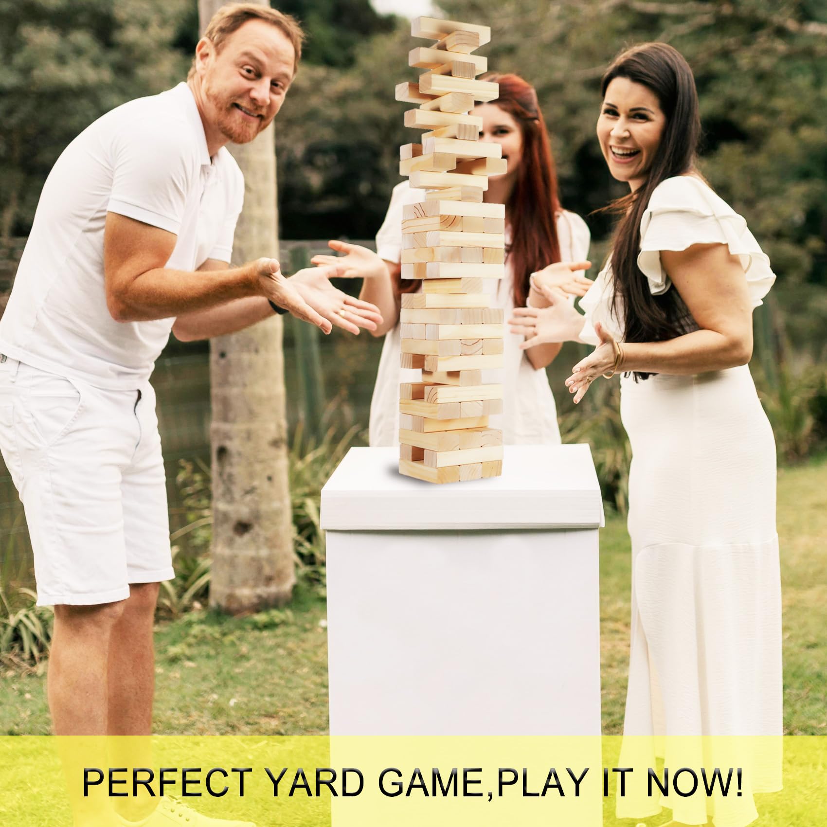 Orizliztion Tumbling Tower blocks are non-toxic and child-friendly in design.