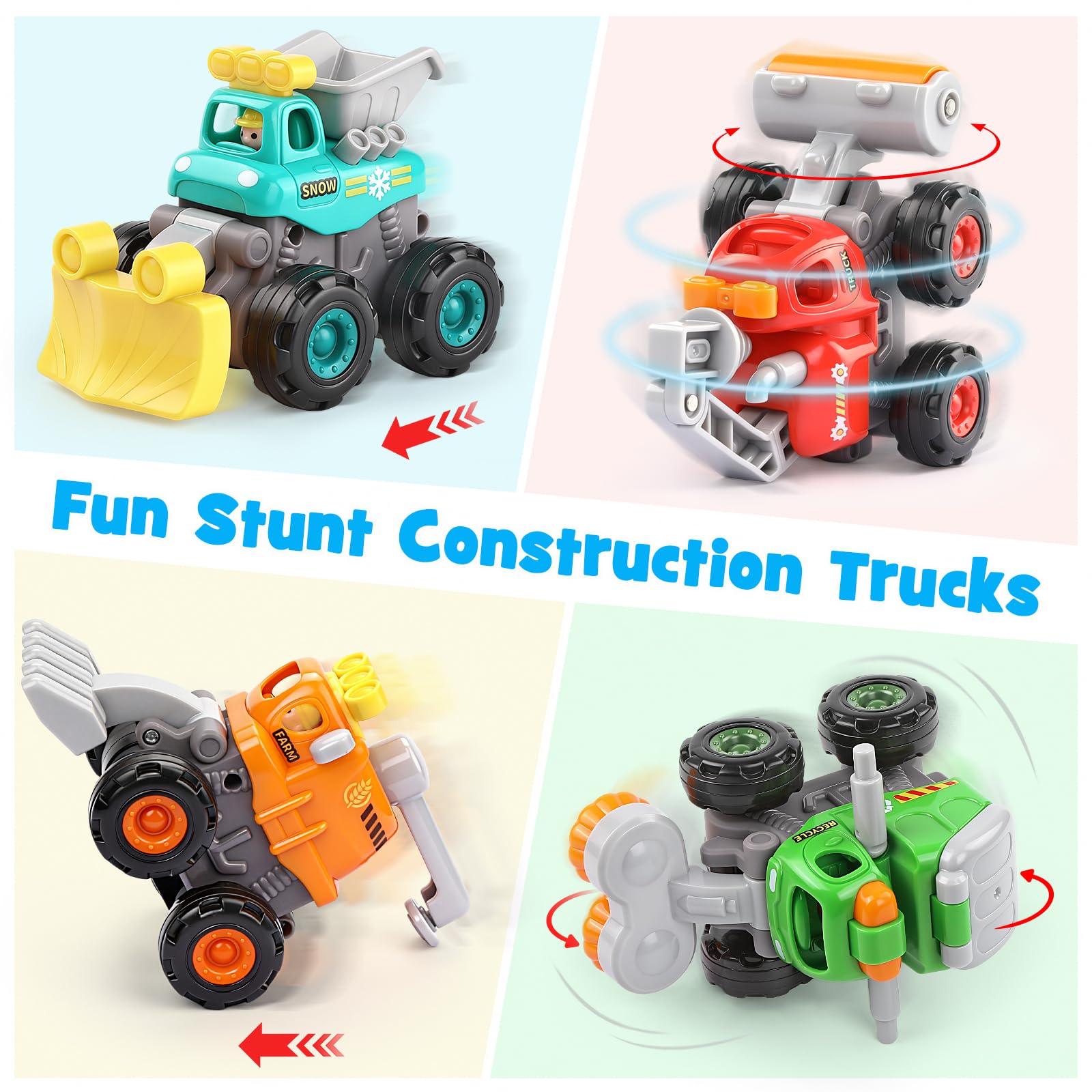 ORWINE recycling truck toy fosters problem-solving during pretend construction.