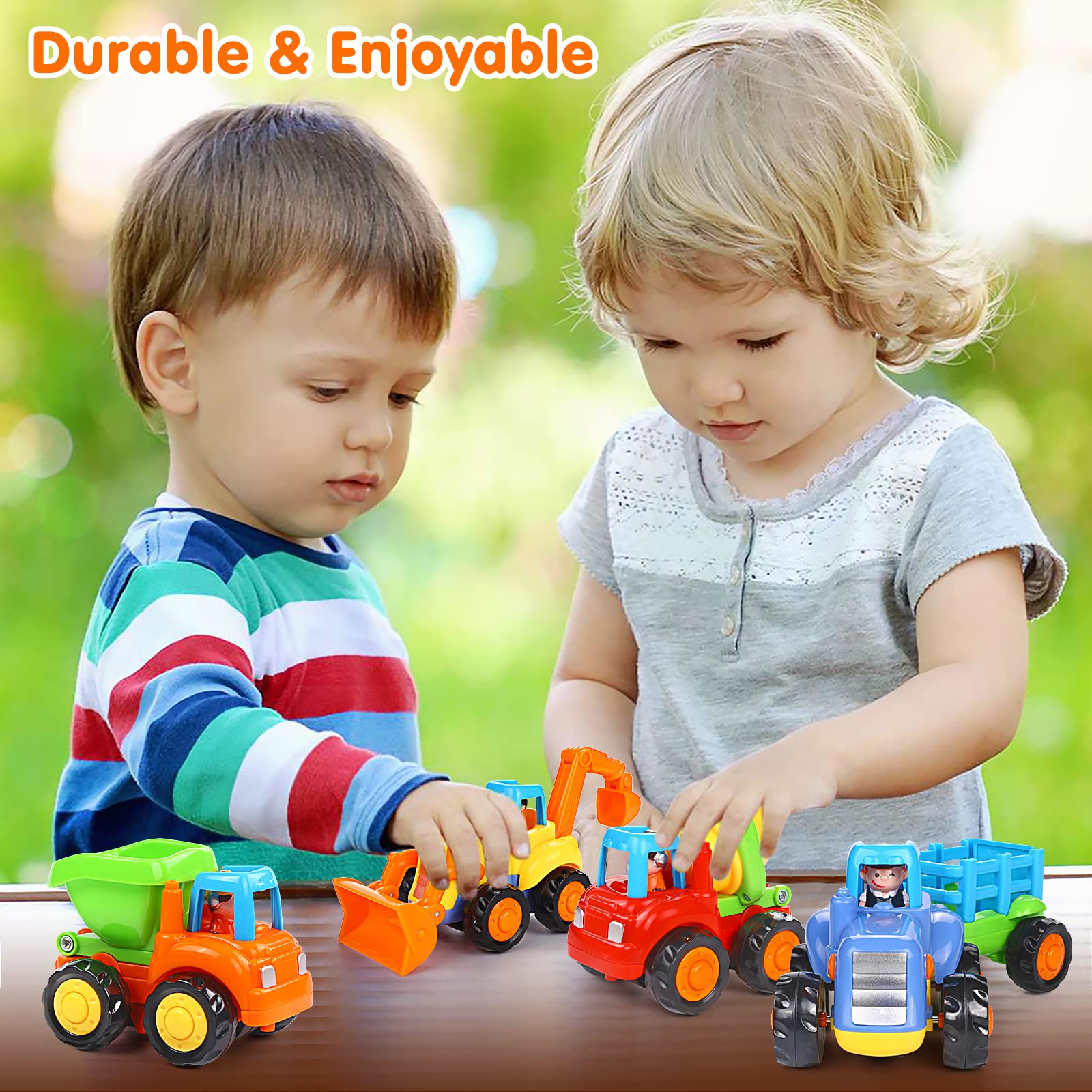 ORWINE Inertia cement mixer toy, sturdy and bright for hands-on learning