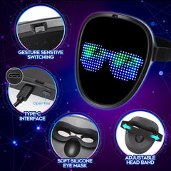 ORWINE comfort-fit LED mask uses a soft eye pad for breathable wear.