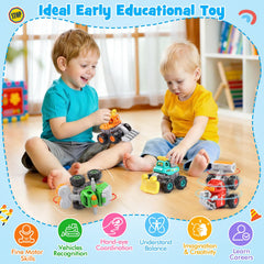 ORWINE toddler-friendly construction vehicles build coordination through play.