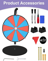 ORWOD home party prize wheel spins smoothly for interactive fun.