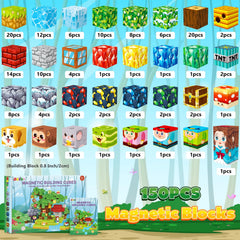 ORZbb Magnetic Blocks mining theme, promotes hands-on building and problem-solving.