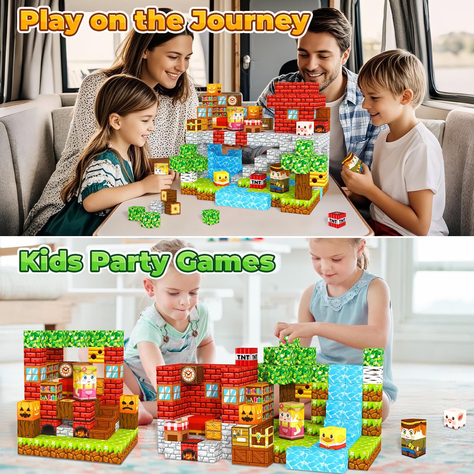 ORZbb magnetic blocks travel-friendly with storage bag for on-the-go fun