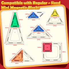 ORZbb tiles with rounded edges and magnets for safe play