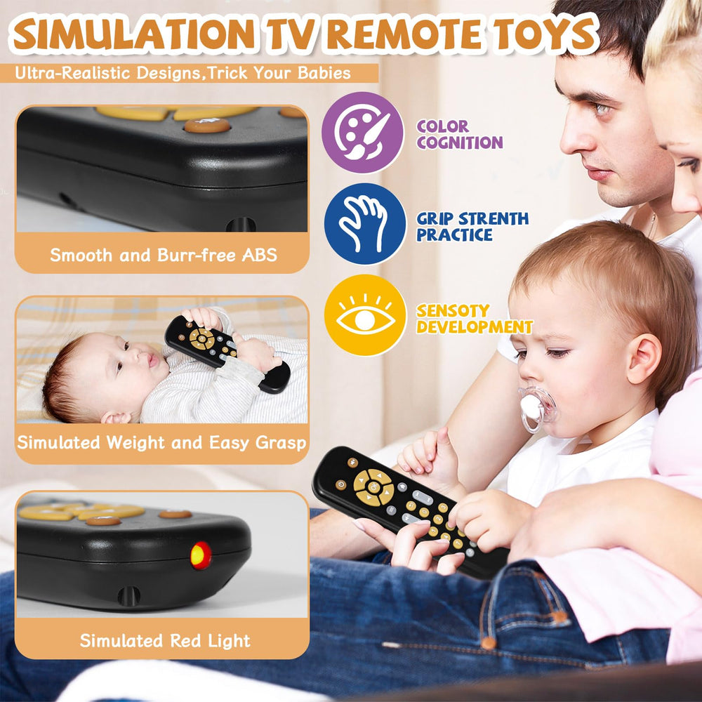 Orzbow remote crafted in BPA-free ABS with smooth edges for safe baby handling.
