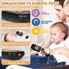 Orzbow remote crafted in BPA-free ABS with smooth edges for safe baby handling.