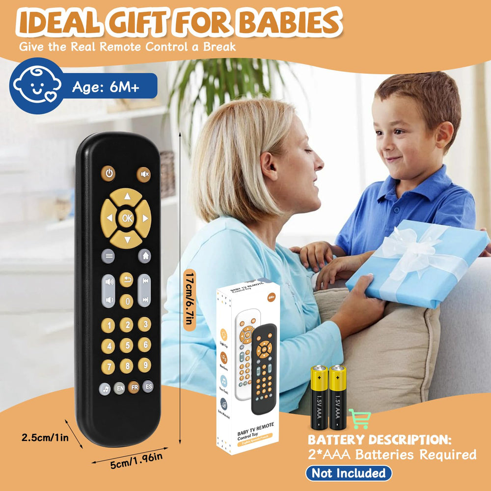 Orzbow gift-ready remote makes a thoughtful infant toy for 6 months plus.