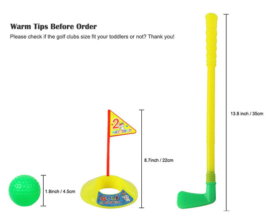 ORZIZRO practice hole with flag for kid-friendly golf target play.