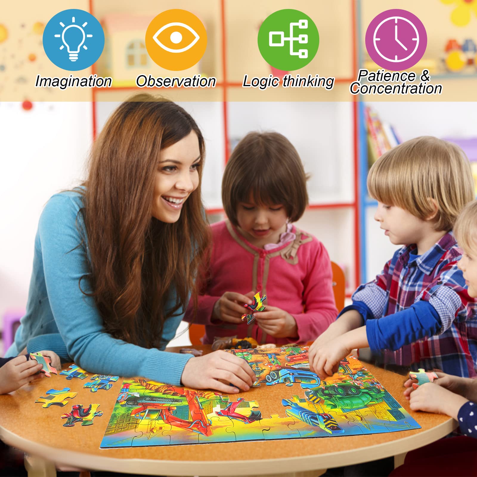 OSBOO colorful construction theme engages young learners