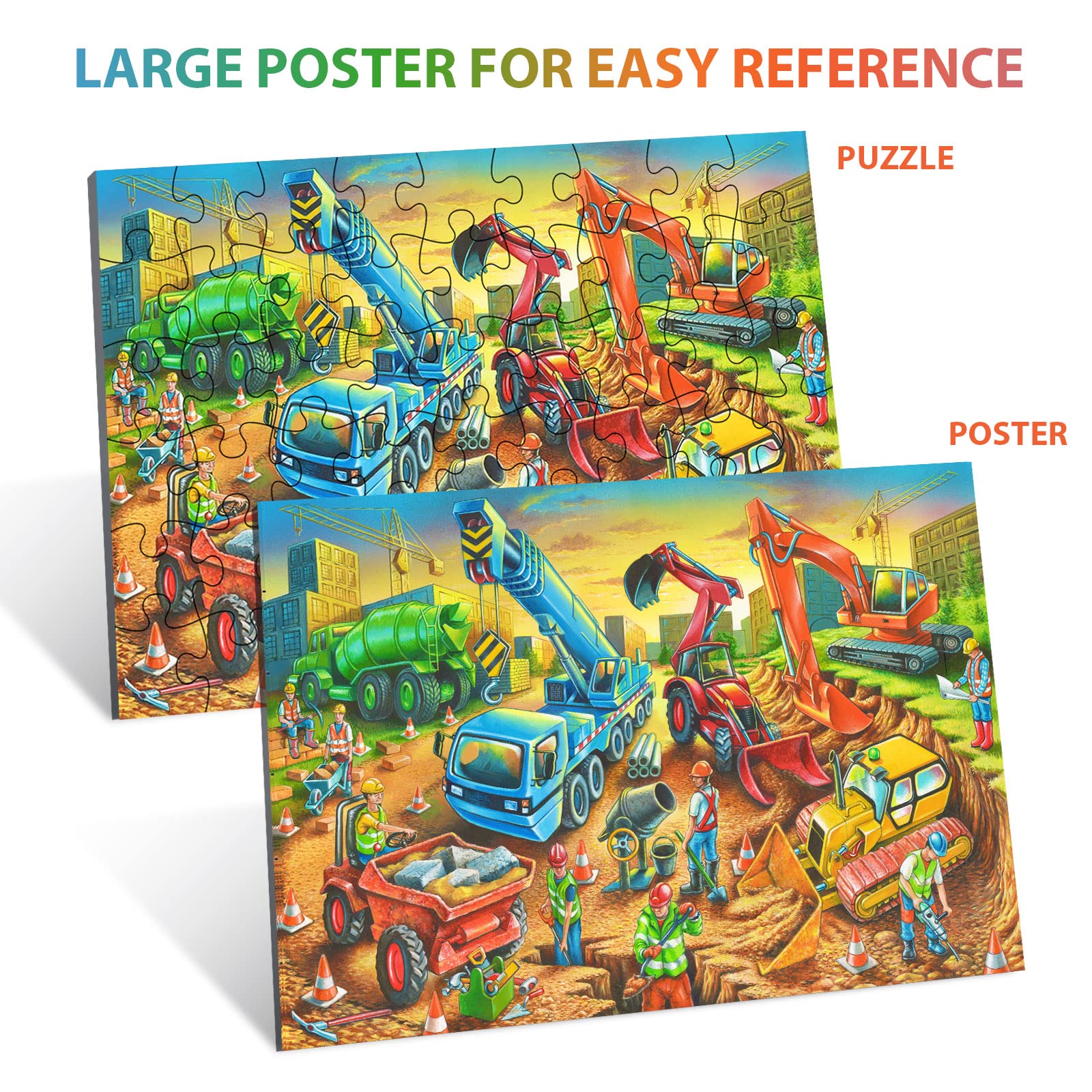 OSBOO large-piece puzzle for ages 3-8 enhances spatial skills