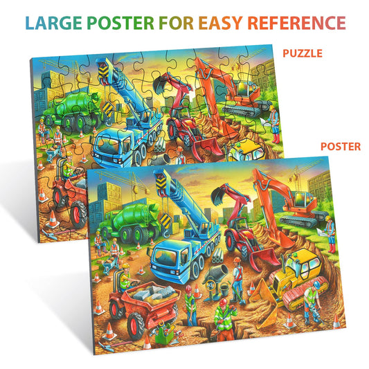 OSBOO large-piece puzzle for ages 3-8 enhances spatial skills