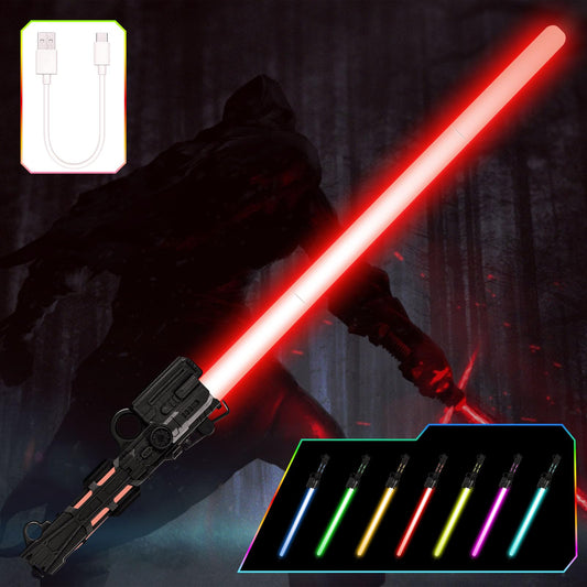OSDUE Lightsaber color-changing handle for kid-friendly cosplay and vivid costume lighting.