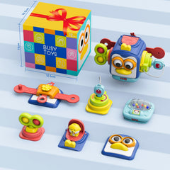 OSIMILY Busy Cube easy-clean materials simplify after-play cleanup.