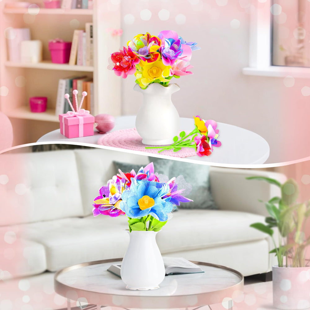 Osllate DIY flower assembly promotes hands-on creativity and motor skills.