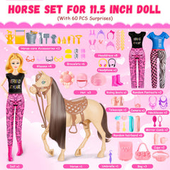 Saddle and bridle by Osllate enhance the dress-up experience.