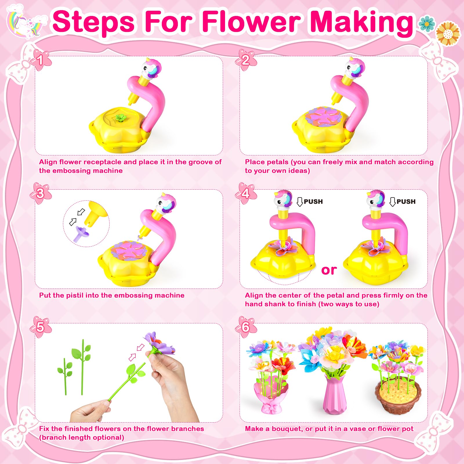 Osllate pistils 36 three colors add realistic centers to handmade flowers