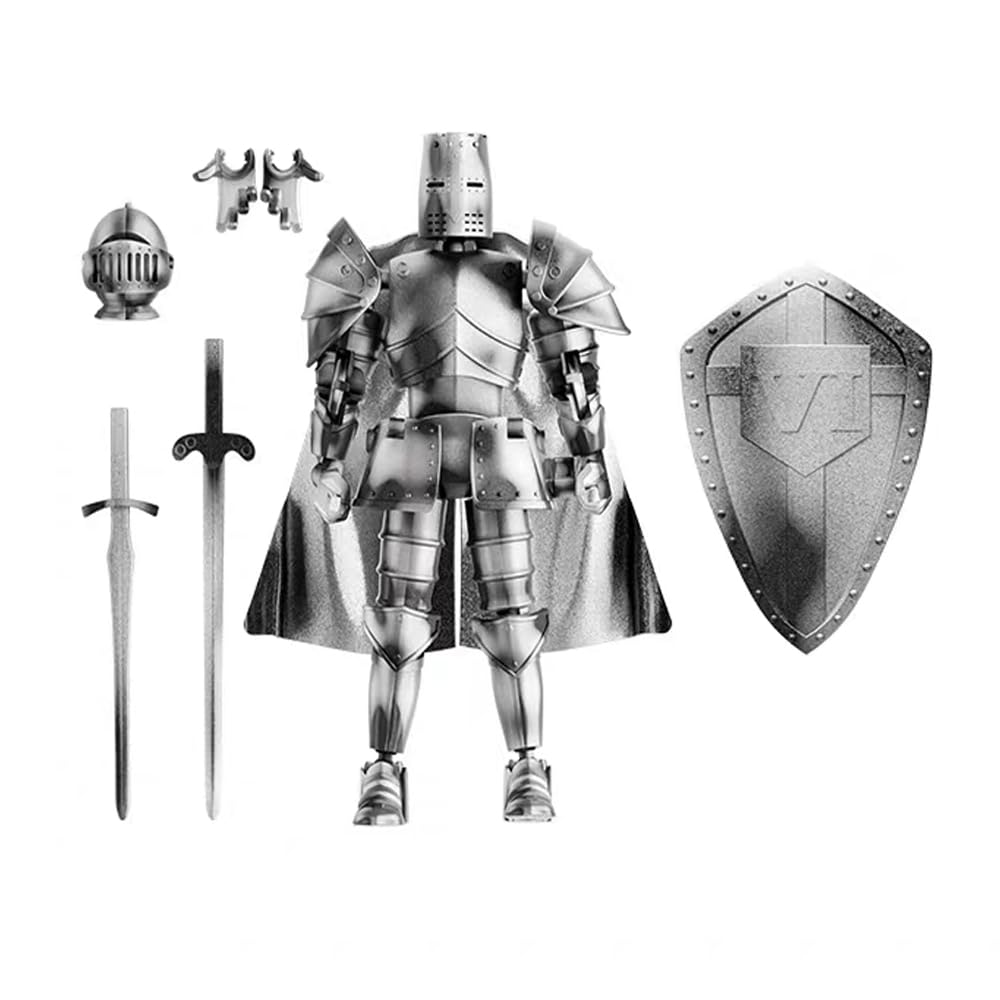 Osmanthus Bloom knight helmet pose, ideal for desk display and dramatic tabletop scenes.