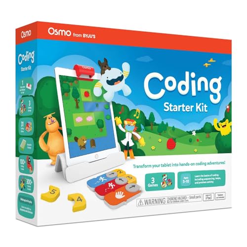 Osmo Awbie adventure blocks guide a playful character through challenges.