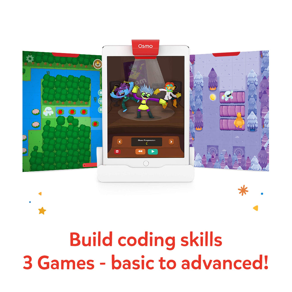 Osmo Base accessory shown for playing Coding Blocks games.